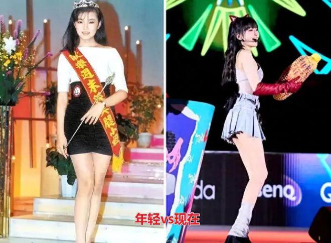 这才是谢金燕“反油腻”秘诀：永远自律的身形越来越年轻的打扮(图1)