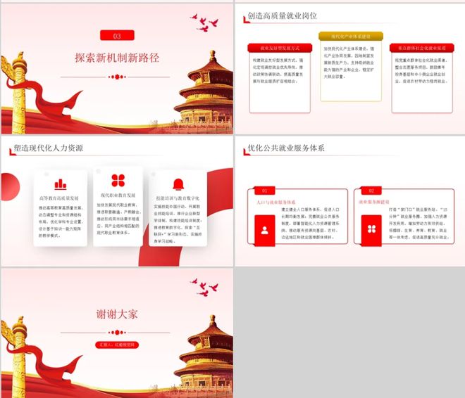 高质量就业ppt：探索新时代就业工作新机制新路径PPT课件(图3)