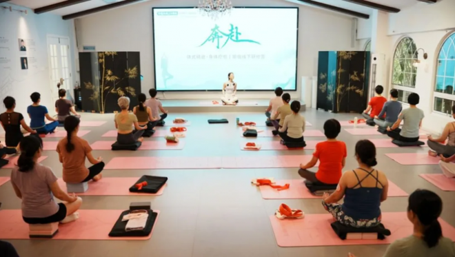 传承东方文化兴趣岛中式瑜伽点亮健康新旅程(图1)