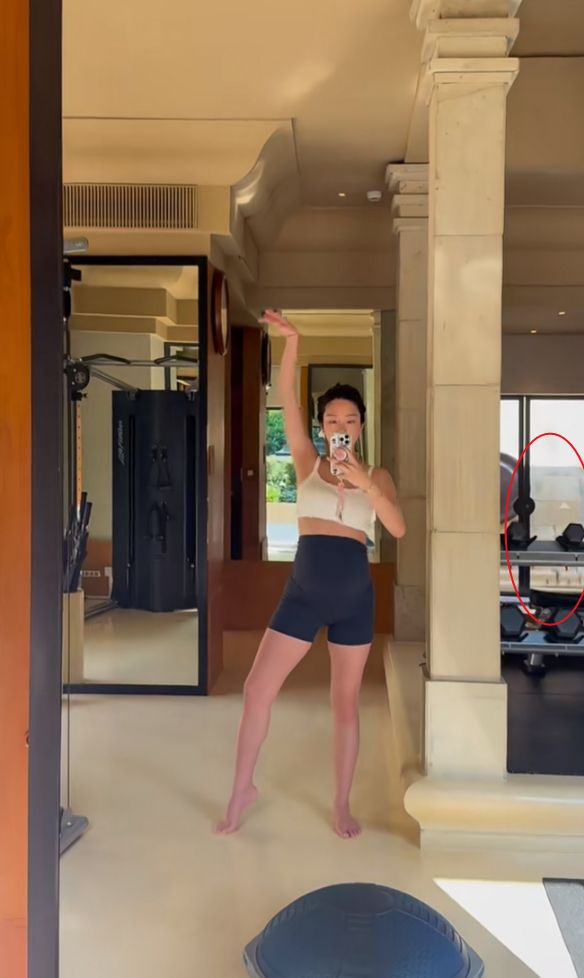 32岁杨采钰官宣生娃！晒大肚照孕期坚持运动意外曝光与老公新房(图8)