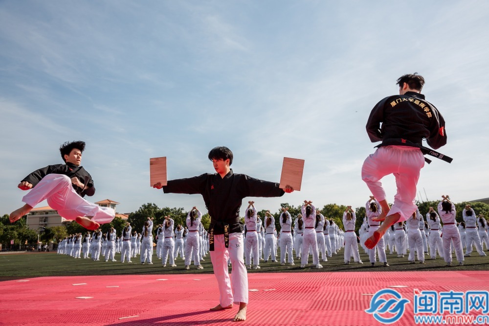 “跆”风正劲青春当燃!厦大嘉庚学院举办田径运动会(图1)