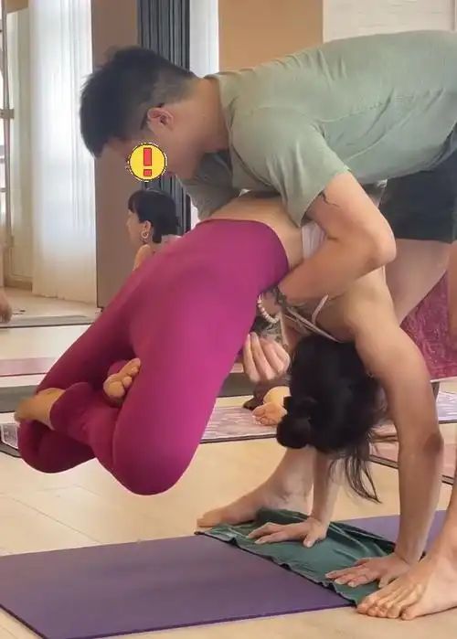 瑜伽馆冲突：女友与男教练眼神火花男友愤怒拍！谁错了？(图3)