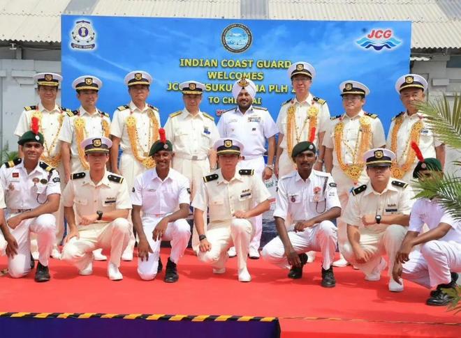 做瑜伽看机枪！日本海保访问印度海警想联合遏制中国(图6)