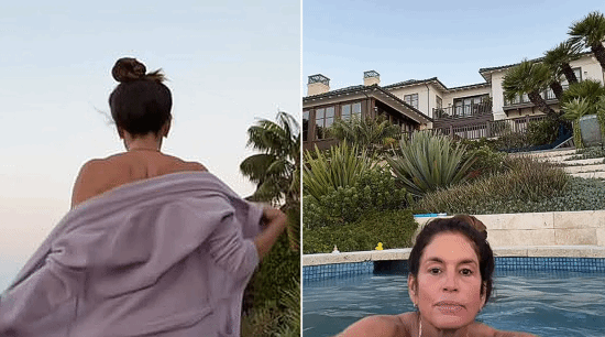 60岁超级名模辛迪·克劳馥以晨间游泳开启一天生活(图1)